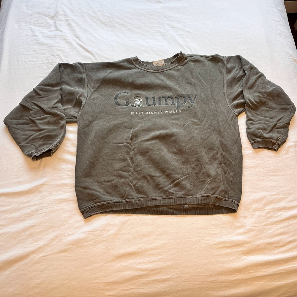 Vintage green Disney crew neck sweatshirt